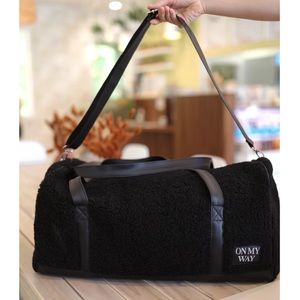 Teddy Duffle Bag - On My Way (Midnight) / Travel Bag with Strap / Vegan / NIB